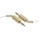 Аудіокабель 3,5 на 3,5 HOCO UPA31 Cindy spring audio cable mini jack 3,5 mm на mini jack 3,5 mm (3m). White - зображення 2