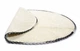 Коврик Irya. Ronan ekru молочного цвета-Диаметр 90 см - изображение 2
