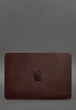 Шкіряний чохол BN для MacBook 14 дюйм, бордовий Crazy Horse - изображение 4