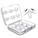 Набір силіконових амбушюр у трьох розмірах S/M/L для навушників Airpods Pro у футлярі, 6 пар, білі "P" (92344449) - зображення 1