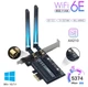 Трехдиапазонный сетевой адаптер WiFi FV-AXE3000 переходник с WiFi 6E и Bluetooth 5.3 для Windows 10 / 11, 5374 Мбит/с, черный (92338973) - изображение 4