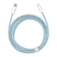 Кабель Baseus Dynamic Series Fast Charging Data Cable Type-C to Lightning 20W 1m Blue (CALD000003) - изображение 2