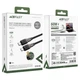 Кабель ACEFAST C10-03 Type-C to Type-C 3A/60W/1.2m цинковые коннекторы Black (6974316283119) - изображение 6
