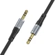 Аудіо кабель HOCO UPA26 AUX 3.5мм to AUX 3.5мм Fresh audio cable 1m Black (6942007608800) - зображення 2