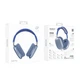 Беспроводные наушники BOROFONE BO22 Plus Elegant BT5.4 headphones 800mAh Sky Blue (6941991115226) - изображение 4