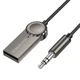 Bluetooth-ресивер BOROFONE BC56 Peaceful car AUX BT receiver with cable Metal Gray (6941991113031) - зображення 3
