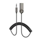 Bluetooth-ресивер для автомобіля BOROFONE BC56 Peaceful з Bluetooth 5.0, AUX-кабелем 3,5 мм, Metal Gray - зображення 6