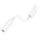 Адаптер перехідник для навушників BOROFONE BV21 Genuine Lightning to AUX 3.5 digital audio converter White (6941991111143) - зображення 4