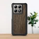 Шкіряна накладка Stenk WoodBacker для Xiaomi 14T Pro Чорний (77894) - зображення 1