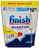 Tabletki do zmywarki Finish Quantum Allin1 Lemon 63 szt (8002910029548) - obraz 1