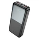 Внешний портативный аккумулятор повербанк HOCO J136A 20000mAh |2USB/1Type-C, 22.5W/3A, PD/QC| black - изображение 2