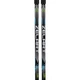 Лыжи беговые детские в комплекте с палками Zelart SK-0881-110B (l-лыж-110см, l-палки-90см, PVC чехол, крепление регулируемое, цвет черный-синий-желтый) - изображение 8