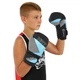 Перчатки боксерские детские PU HARD TOUCH BO-7709 (размер 4oz, цвет черный-голубой) - изображение 9