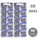 Батарейки CR2032 10 штук Maxell 3V - зображення 1