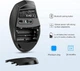 Бездротова Bluetooth Миша Tecknet BM308 BlackGrey 6 кнопок 3000 DPI - зображення 3