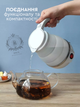 Дорожный чайник силиконовый складной дисковый Electric Kettle wdl-09b 220v 600w 600мл Белый - изображение 2