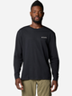 Longsleeve męski Columbia North Cascades Long Sleeve Tee 1834021008 S Czarny (195981693287) - obraz 4