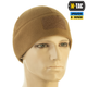 Шапка M-Tac Watch Cap Elite фліс (320г/м2) з липучкою Coyote Brown M - зображення 3