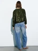 Куртка женская Zara 3221/008 S Зеленая (03221008504025) - изображение 6