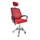 Крісло офісне на колесах Bonro B-6200 червоне (42400130) - зображення 1