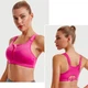Спортивный топ застежка спереди на бретелях малиновый XXXL - изображение 2