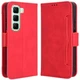 Чехол-книжка с кармашками Deexe Wallet Stand для Infinix Hot 50 - Red - изображение 1