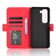 Чехол-книжка с кармашками Deexe Wallet Stand для Infinix Hot 50 - Red - изображение 4