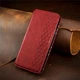 Чехол Deexe Rhombus Wallet для ZTE Blade A75 - Red - изображение 6