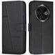 Чехол-книжка с застежкой UniCase Jet Cover для TECNO Spark 30C - Black - изображение 1