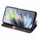 Чехол Deexe Rhombus Wallet для ZTE Blade A75 - Black - изображение 3