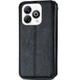 Чехол Deexe Rhombus Wallet для ZTE Blade A75 - Black - изображение 5