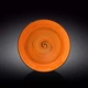 Тарілка глибока Wilmax Spiral Orange WL-669327/A (25.5см/350мл) - зображення 1