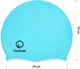 Шапочка для плавания TSUNAMI Kids детская Sky Blue (P-5905973401807) - изображение 5