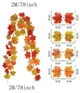 Штучний осінній кленовий лист гірлянда 2 м - зображення 1