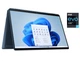 Ультрабук-трансформер Б-клас HP Spectre 16-f0013dx x360 Blue / 16" (3072x1920) IPS Touch / Intel Core i7-11390H (4 (8) ядра по 2.9 - 5.0 GHz) / 16 GB DDR4 / 512 GB SSD NVMe / Intel Iris Xe / WebCam б/в - зображення 1