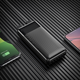 Павербанк PowerBank HOCO Easy travel J72A 20000mAh |2USB/Type-C/MicroUSB, 2A| Черный - изображение 4