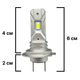 Автомобильные светодиодные LED/ЛЕД лампы в фару головного света H7 9-36V 6000-7000K 40W 9000L V9 - изображение 2
