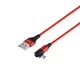 Кабель USB Hoco U100 Orbit Micro Колір Червоний - изображение 1