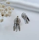 Серебряные сережки (пара) серьги без камней Ловец Снов чорнене серебро 925 22018 3.60г - изображение 5