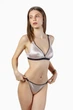 Бюстгальтер жіночий м'яка чашка з мікрофіри Felisiya Lingerie Сріблястий півонія 2007-168а M - зображення 4
