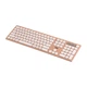 Клавіатура бездротова 2E KS270 WL/BT EN/UKR Pink/White (2E-KS270WBPN_UA) - изображение 2