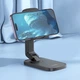 Подставка для телефона настольная раскладная HOCO Blackfish folding desktop stand (4,5"-7" ). Black - изображение 5
