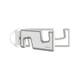 Подставка для телефона настольная раскладная Baseus Portable Series Folding Phone Stand (4,5"-7" ). White - изображение 5
