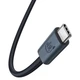 Кабель THUNDERBOLT 3 USB 4.0 Type-C - Type-C Baseus Flash 2 Full-Featured (20Gbps, 240W, 8K @ 60HZ, 1.8m). Black - зображення 3