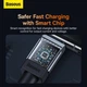 Кабель Type-C на USB з підсвічуванням Baseus CoolPlay Series Fast Charging (2m, 100W, 6A, 480 Mbps). Orange - зображення 7