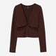Топ женский H&M 060995002_brown XS Коричневый (6666000333711) - изображение 1