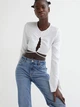 Топ женский H&M 060996367 40 Белый (6666000333704) - изображение 1