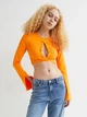 Топ женский H&M 060996367_orange 38 Оранжевый (6666000333582) - изображение 1