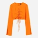 Топ женский H&M 060996367_orange 38 Оранжевый (6666000333582) - изображение 3