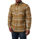 Рубашка тактическая 5.11 Tactical® Lester Flannel Plaid Long Sleeve Shirt 2XL Field Green Plaid - изображение 3